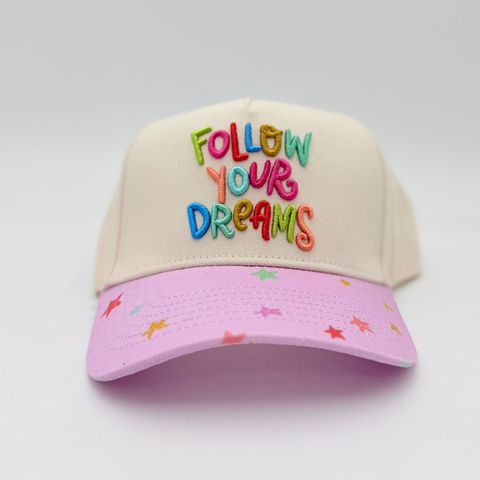 Follow Your Dream Embroidered Hat