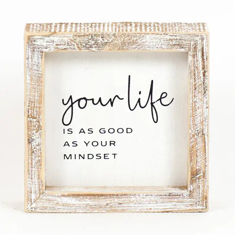 Wood Framed Sign - Your Life
