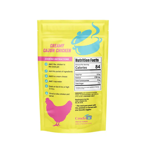Crockstar-Creamy Cajun Chicken