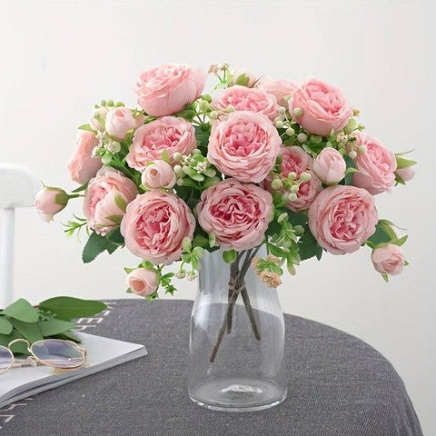 Peony Rose Bouquet - Pink