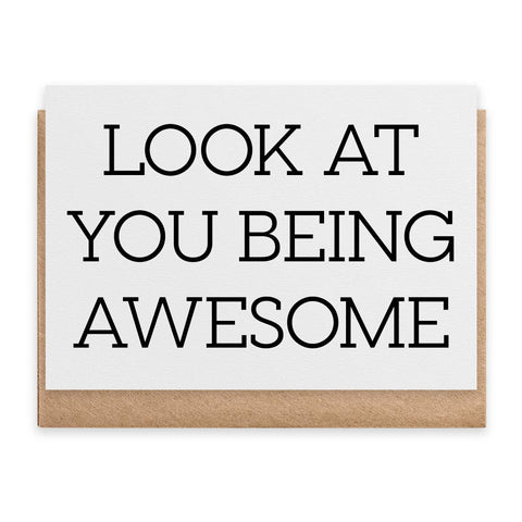 Greeting Card - Look at You