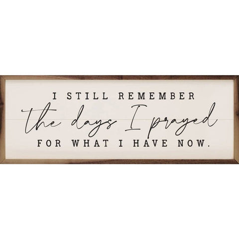 Framed Art - Days I Prayed