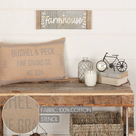 Grace Feed Grain Sack Pillow
