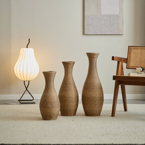 Rattan Floor Vase - Small