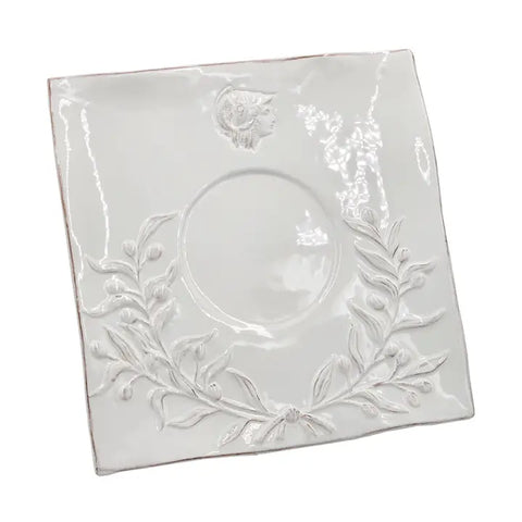 Ivory Porcelain Plate