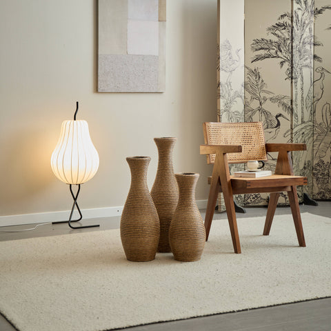 Rattan Floor Vase - Small
