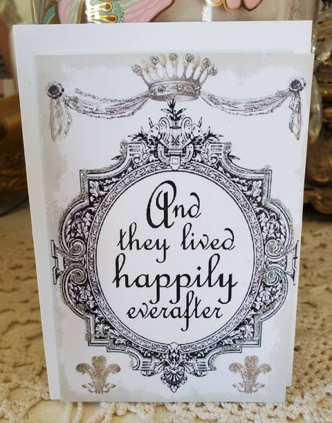 Mini Greeting Card - They Lived Happily Ever After