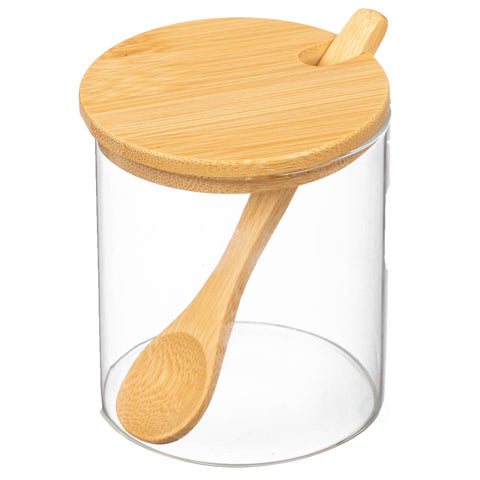 Glass Containers with Bamboo Lids