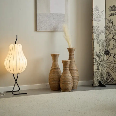 Rattan Floor Vase - Large