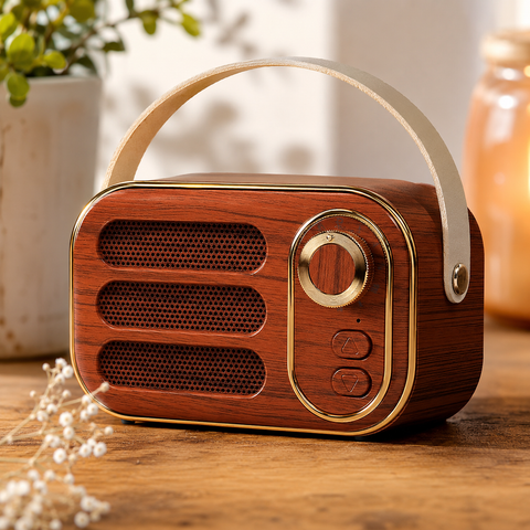 Wooden Vintage Bluetooth Speaker