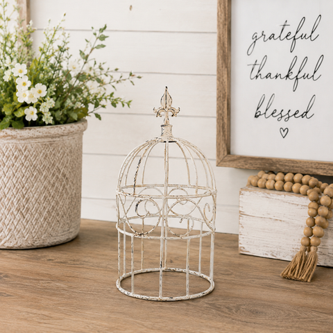 Fleur de Liz Iron Topiary