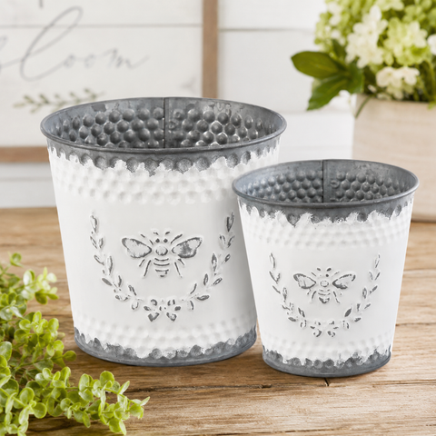 Bee Metal Bucket Set