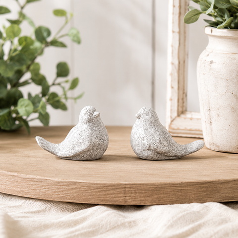 Decorative bird figurines