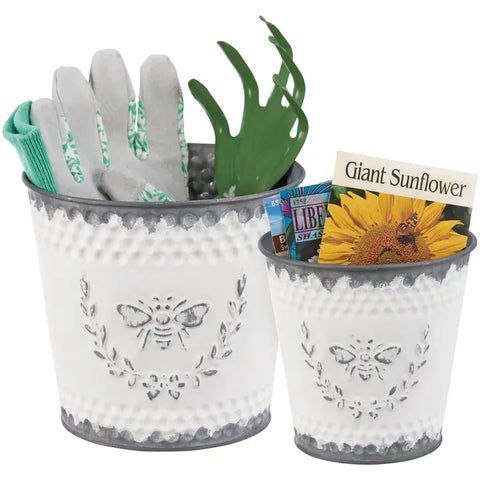 Bee Metal Bucket Set