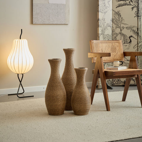 Rattan Floor Vase - Small