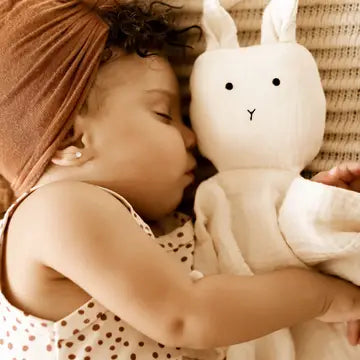 Natural Bunny Cuddle Security Blanket