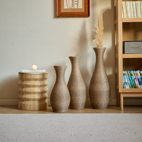 Rattan Floor Vase - Small