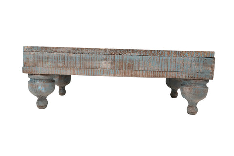 Chula Cake Table Set 3-Display-Reclaimed Wood-Turquoise