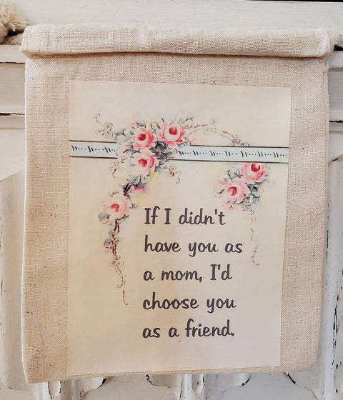 Mom Canvas Gift Bag