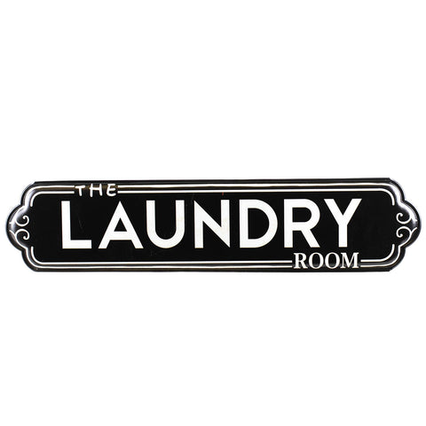 Metal Laundry Room Sign