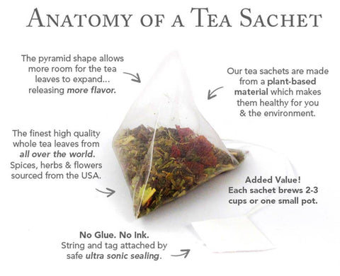 Vanilla Chai Black Tea- 12 Tea Sachets - Tall Tin