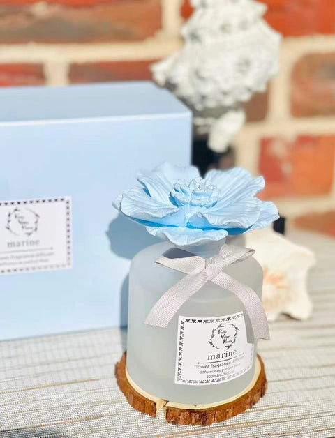 Marine (Blue) Ceramic Flower Diffuser