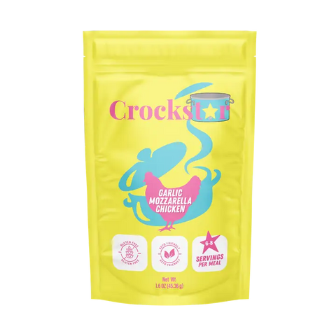 Crockstar-Garlic Mozzarella Chicken