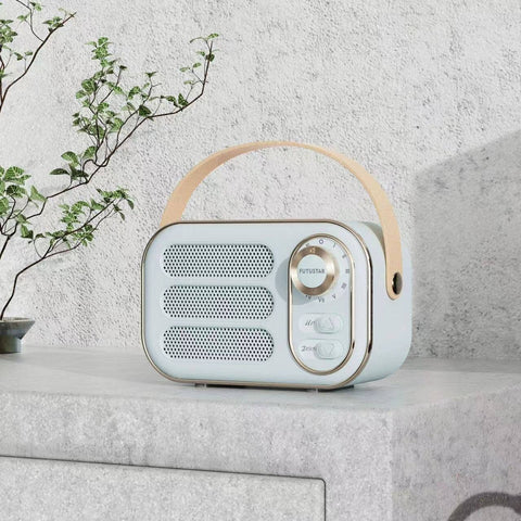 Vintage Bluetooth Speaker - Blue