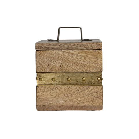 Harlan Brass Jewelry Trinket Box