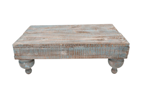 Chula Cake Table Set 3-Display-Reclaimed Wood-Turquoise